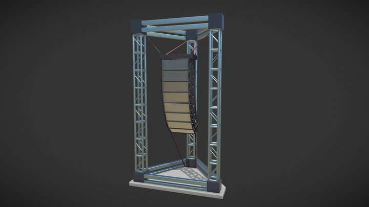 Speaker Stage Sketchfab 3D Model