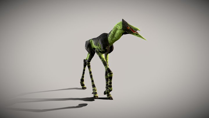 Nectar Eater Creature 3D Model