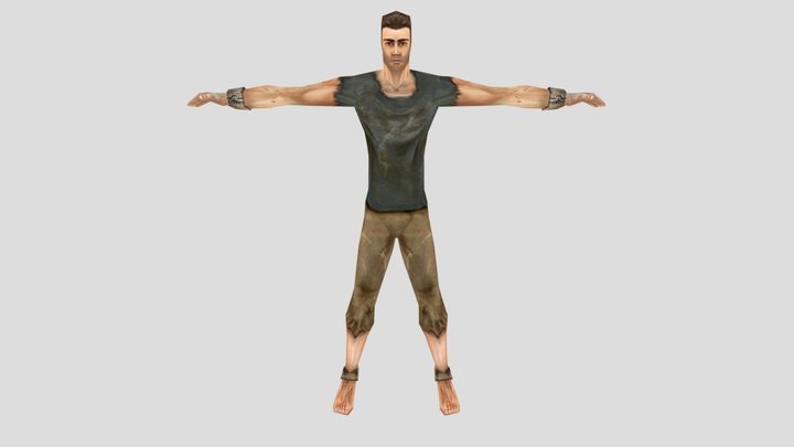 Turok: Evolution - River Village Prisoner2 – Free 3D Model STL