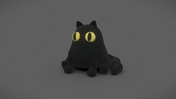 Black Cat 3D Model