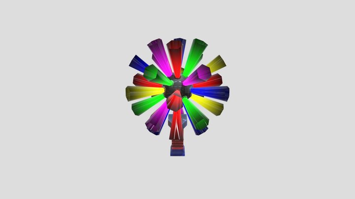 Disco Toy Gorilla tag 3D Model