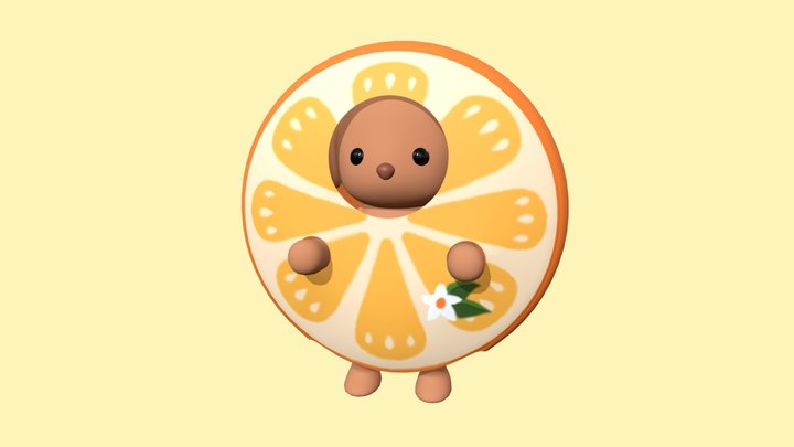 Sylvanian Families - Orange Toy Poodle – Free 3D Model STL