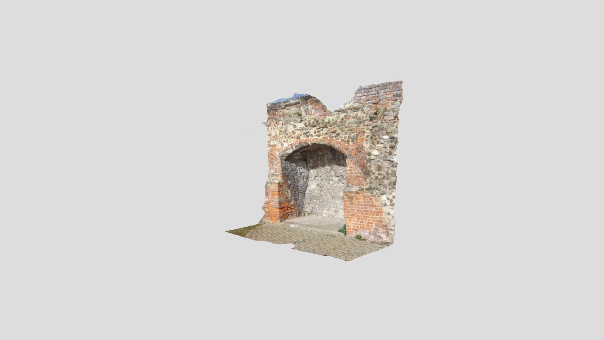 Colchester Roman Wall Bastian 4