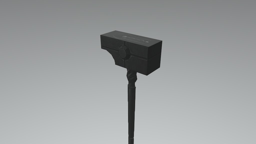 Minecraft 3D Model ~ Ronan's Staff