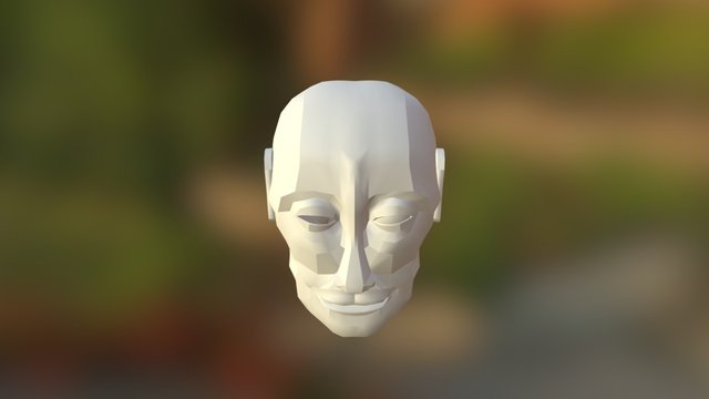 Archer Head with Ear 3D Model