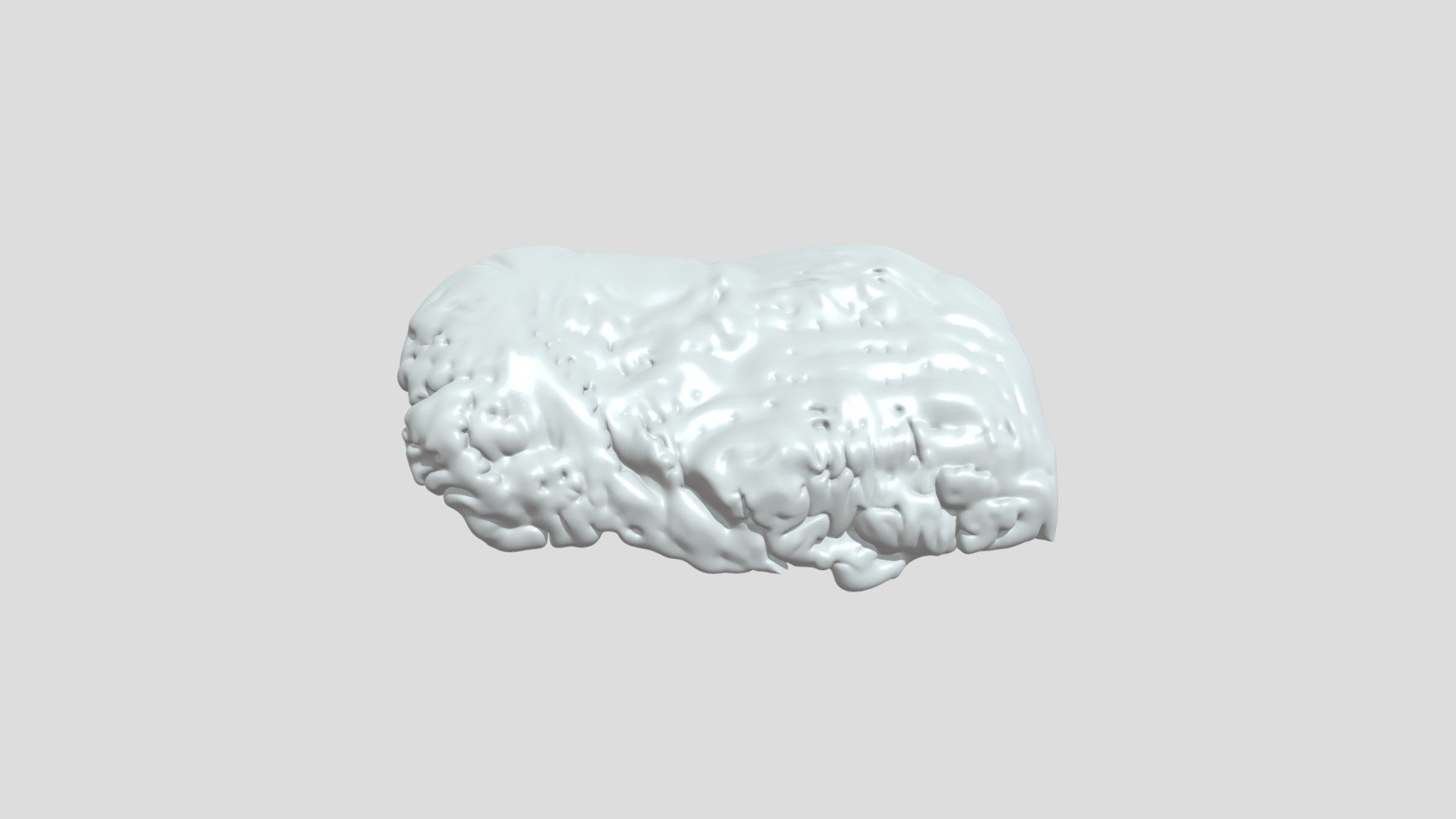 A small fluffy white object — Sketchfab embed 3D viewer
