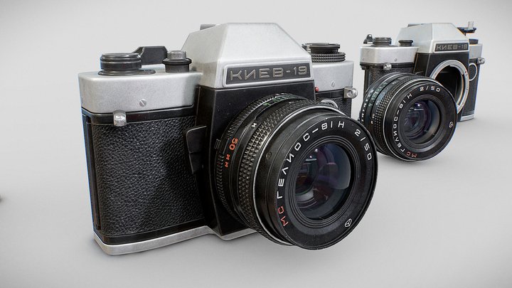 📷Kyiv-19 and MC Helios-81H 2/50📷 3D Model