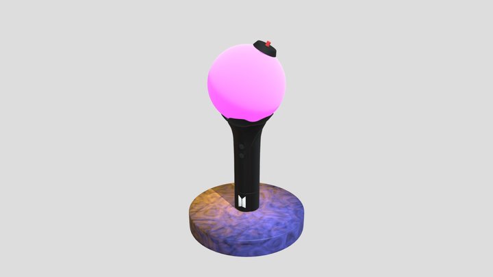BTS Light Stick v3 3D Model