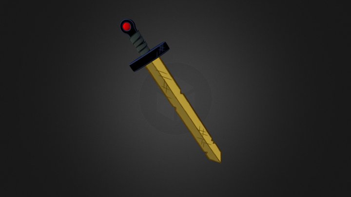 Scarlet Sword - Adventure Time 3D Model 3D Model