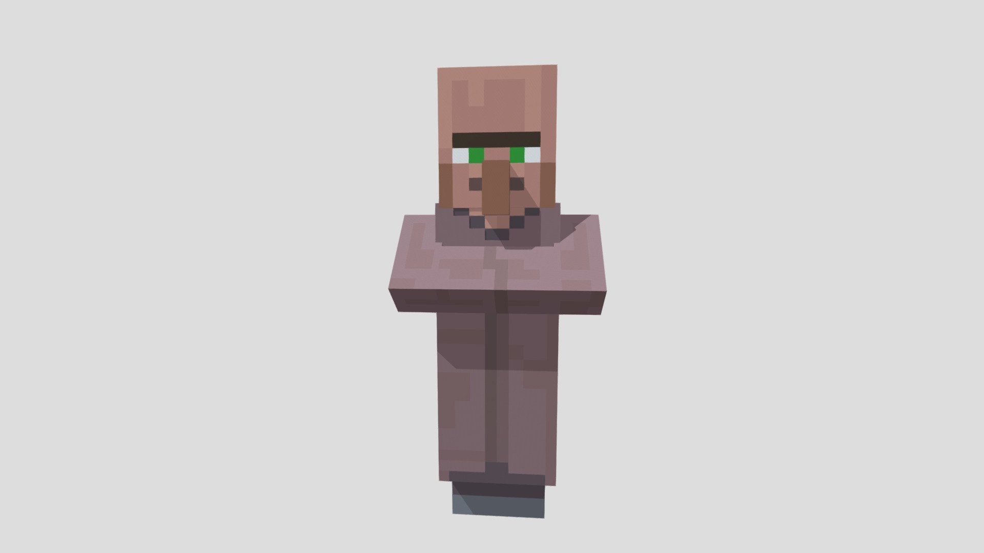 Minecraft Villager - Download Free 3D model by Englishcha [4e07978 ...