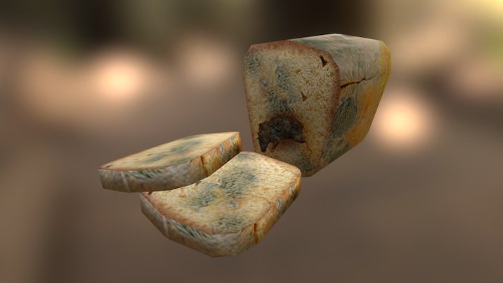 Bread from USSR dinning room 3D Model
