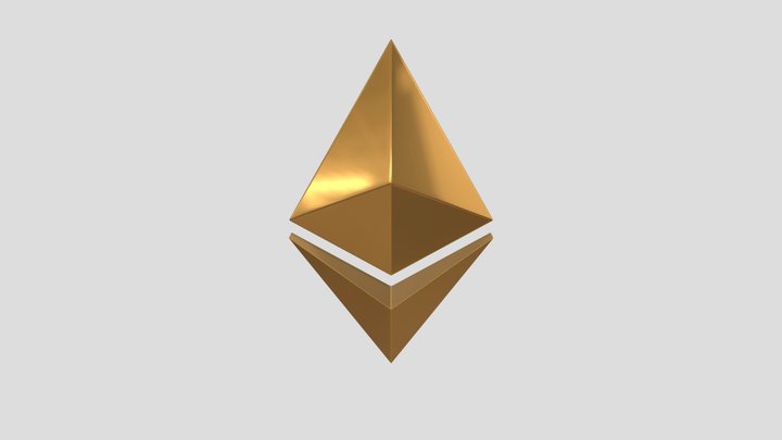 Ethereum Symbol Gold