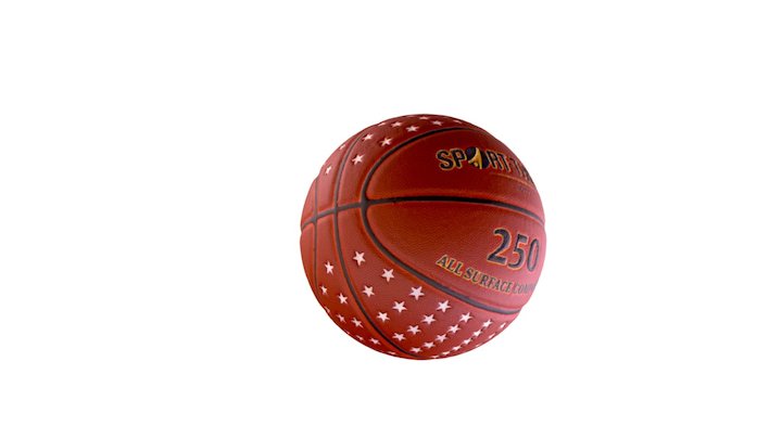 Decimated Basketball 3D Model