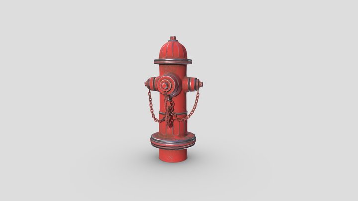 Rusty Fire Hydrant – Free 3D Model STL