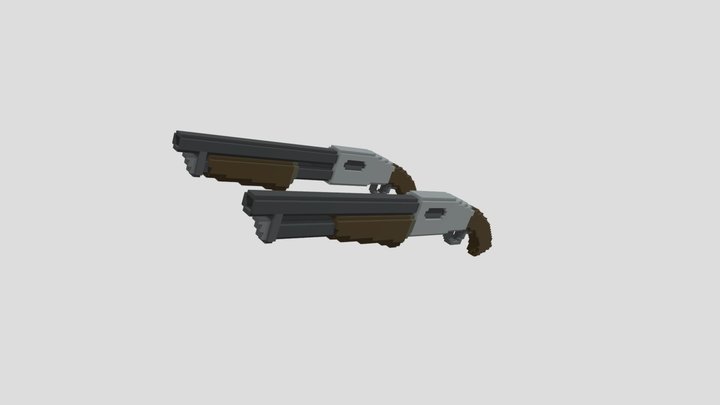 TF2 - Shotgun - 128 - 3D Model
