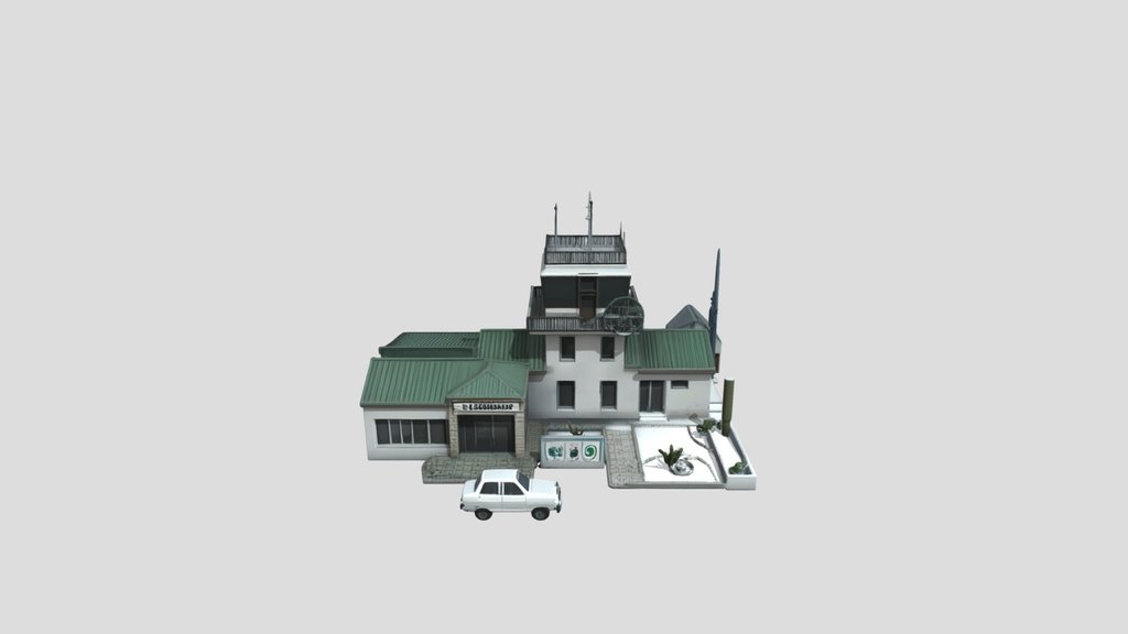 Historical Reconstruction Airport patagonian