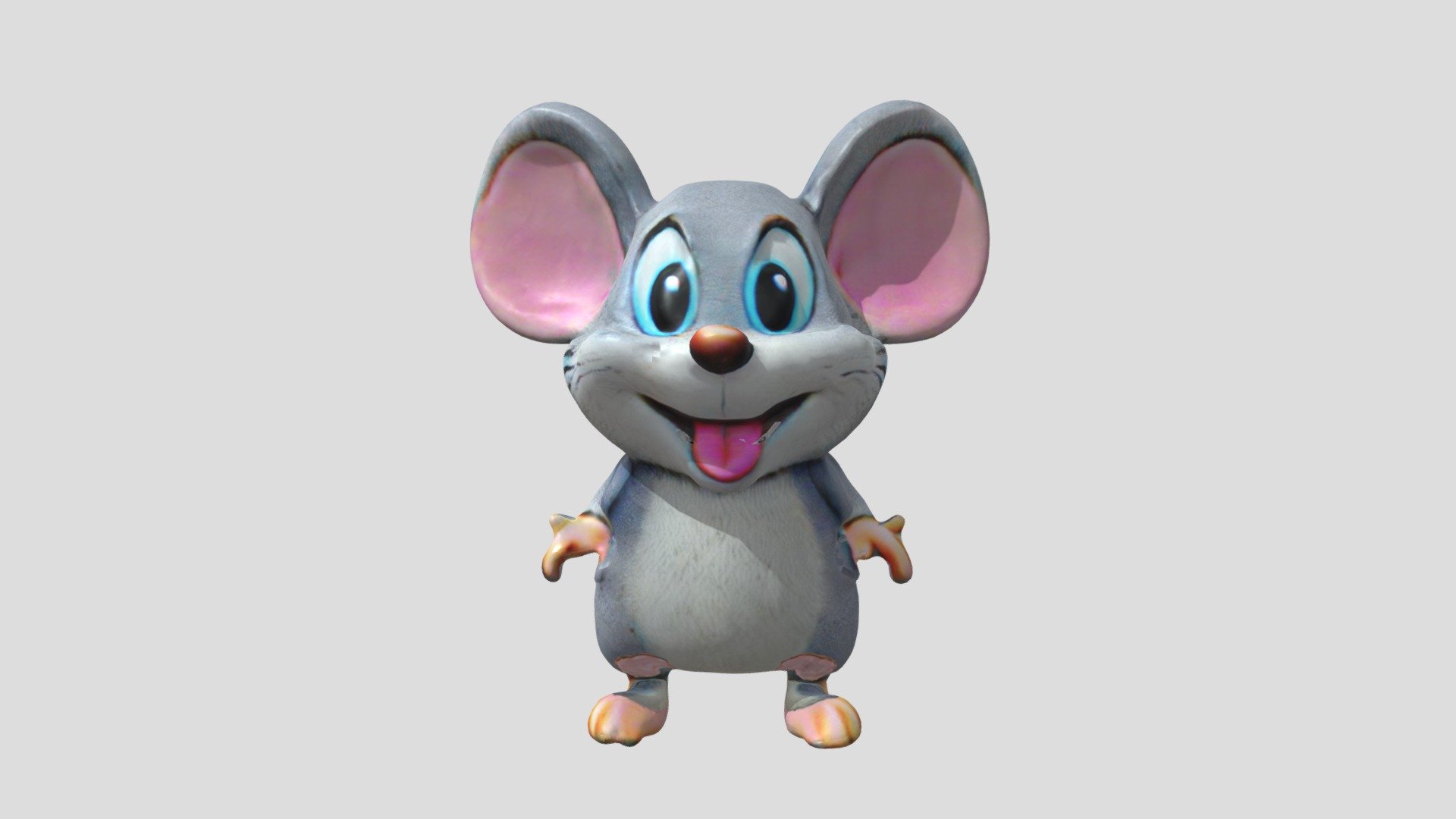 Cute simple mouse - Download Free 3D model by VGustavo [4e0c459 ...