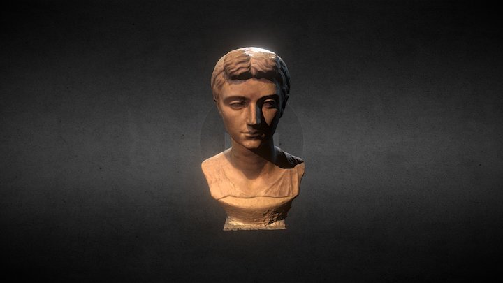 Portrait of a Girl from Sparta 3D Model
