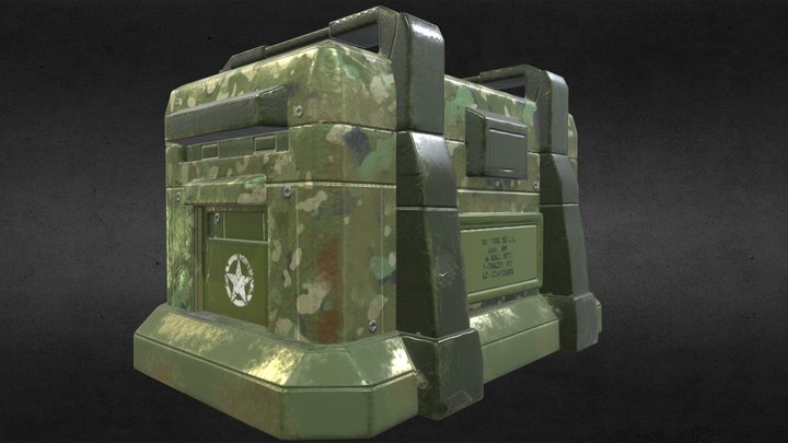 Military Ammo Box 3D Model