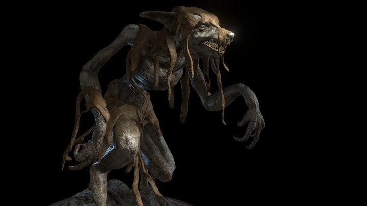 werewolf - sculpture 3D Model