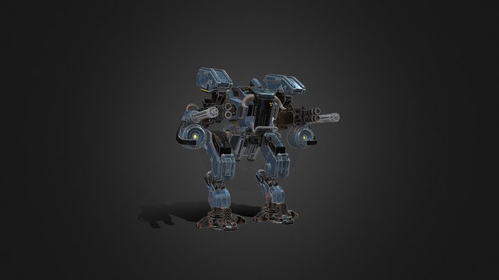 Mech (Low-Poly) 3D Model