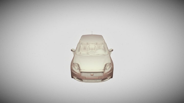 Fiat Punto GLB 3D Model