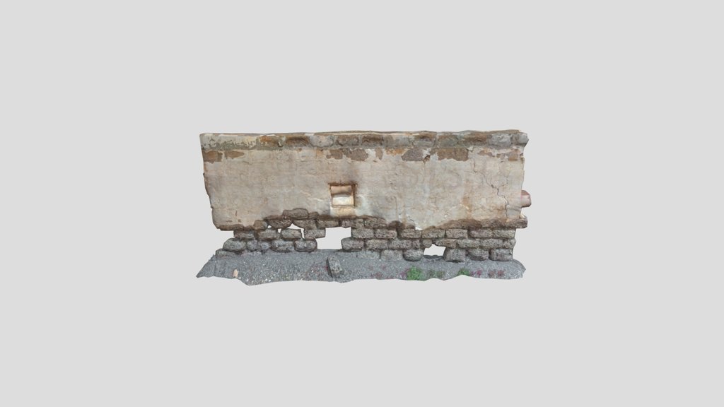 Wall Ruin Eroded 5of5
