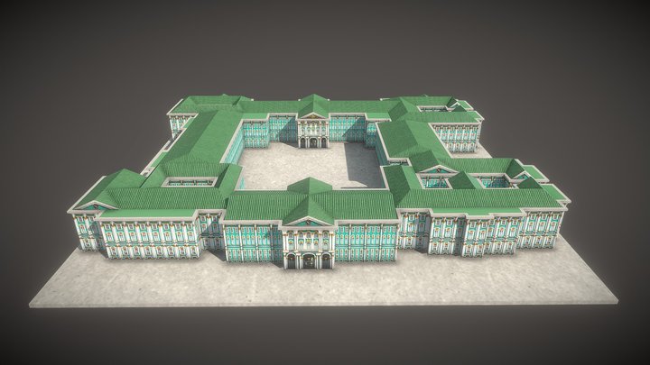 Winter Palace/Hermitash Museum/Russian 3D Model