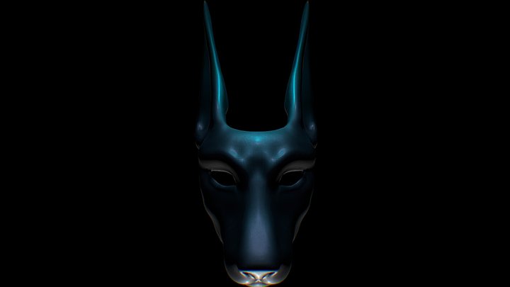 Anubis mask - concept Idea 3D Model