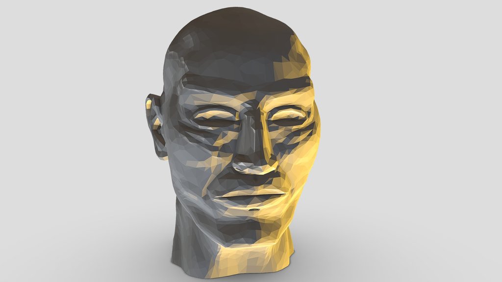 ominous head bust