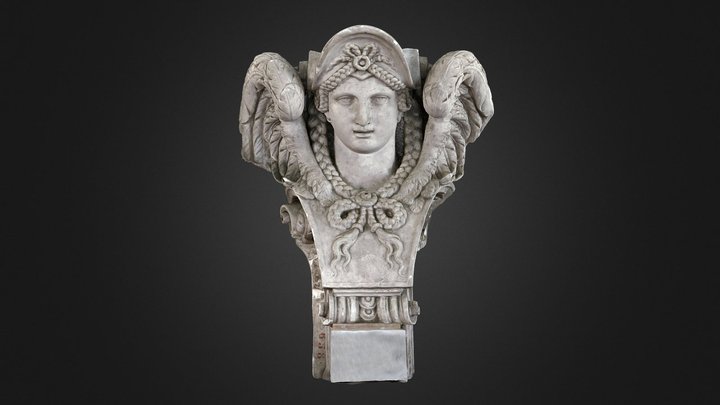 CARIATIDE dal Retrocoro del DUOMO DI MILANO 3D Model