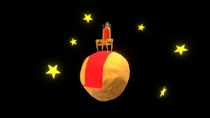 The King planet - 3December2021 Day 5 : Royalty 3D Model