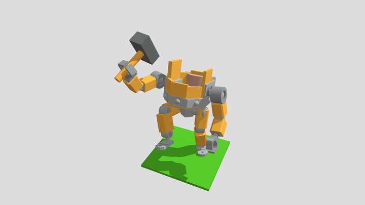 Battle Machine Coc 3D Model