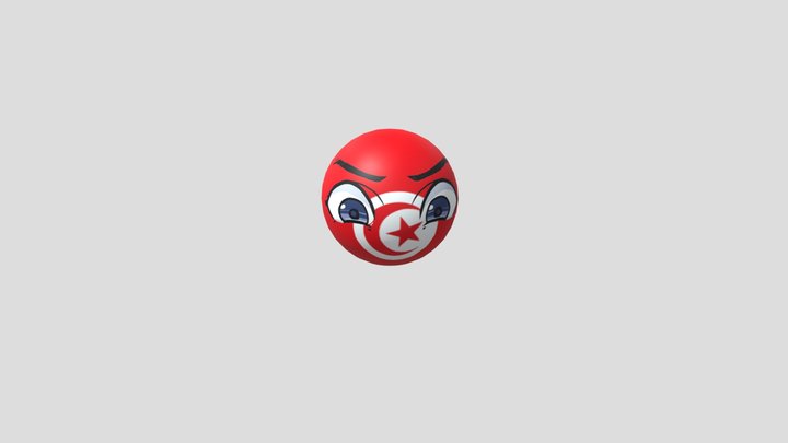 Tunisia cute 3D Model