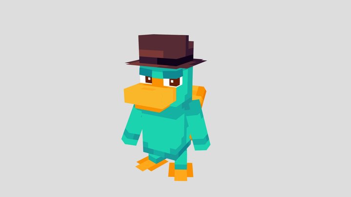 Perry the platypus 3D Model