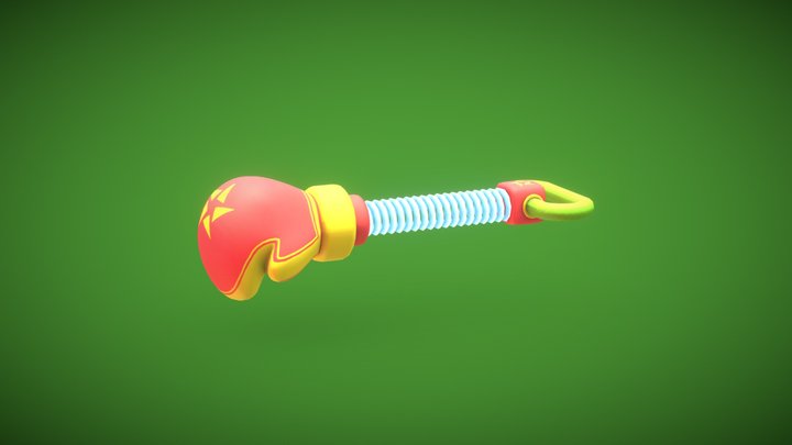 Stylized Boxing Weapon 3D Model
