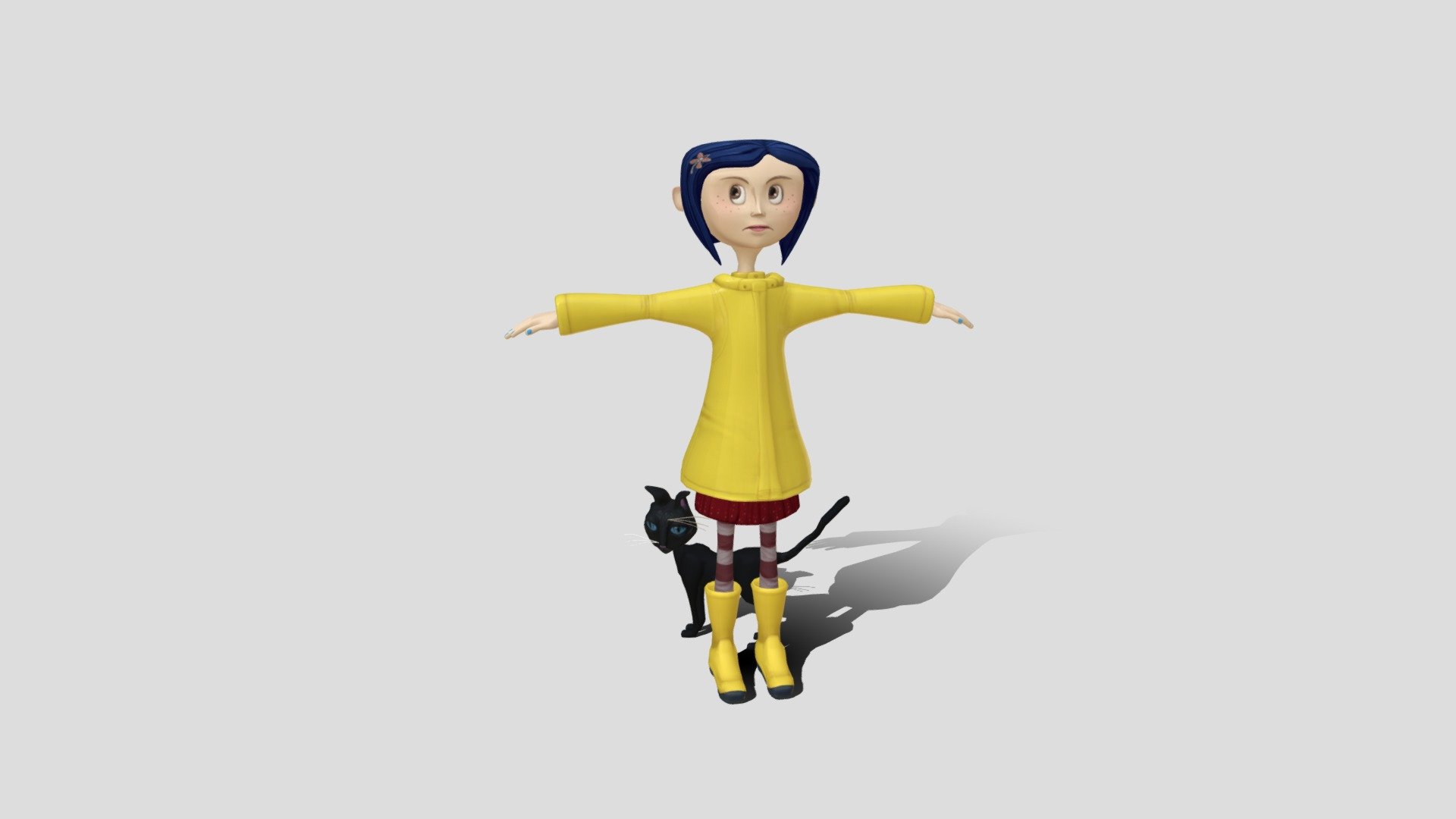 Coraline model and cat - Download Free 3D model by MildriAB [4e12dbe ...