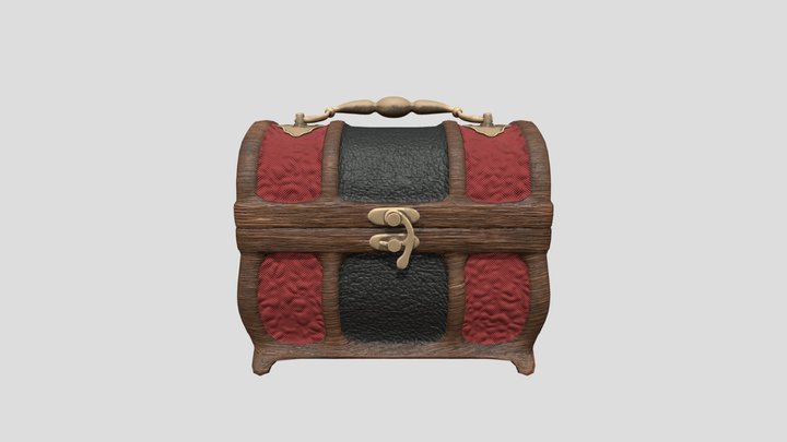Ancient chest 3D Model