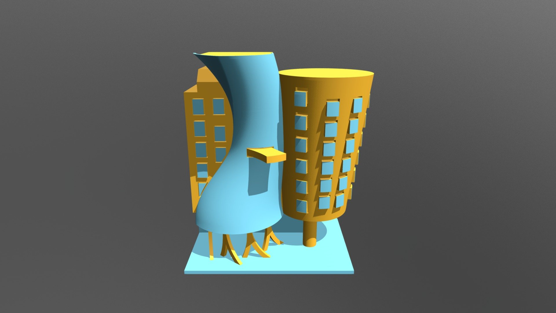 Dancing House — Sketchfab embed 3D viewer
