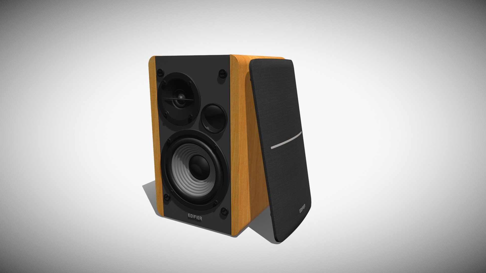 Edifier R1280DB Passive Speaker Buy Royalty Free 3D model by f