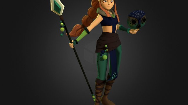 Druid 3D Model