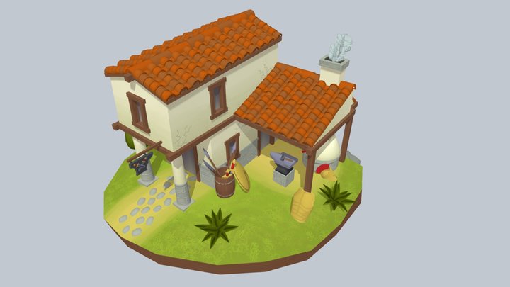 Delbaen Tibo Game Art Exam 3D Model