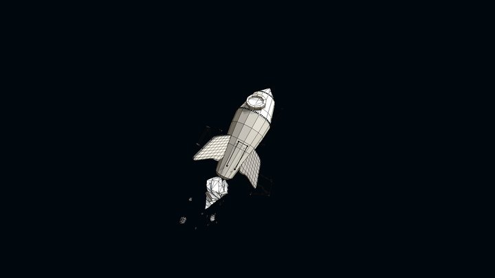space rocket 3D Model
