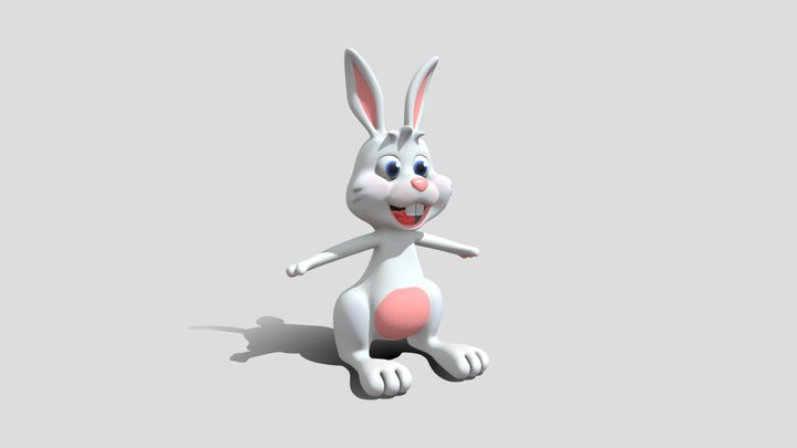 Cartoon Bunny 3d Models Sketchfab 6535