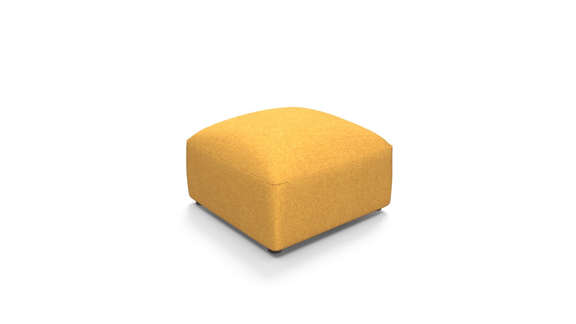 Juno Modular Ottoman, Yolk Yellow