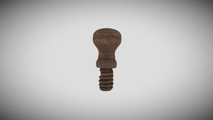 Screwed Stopper 3D Model