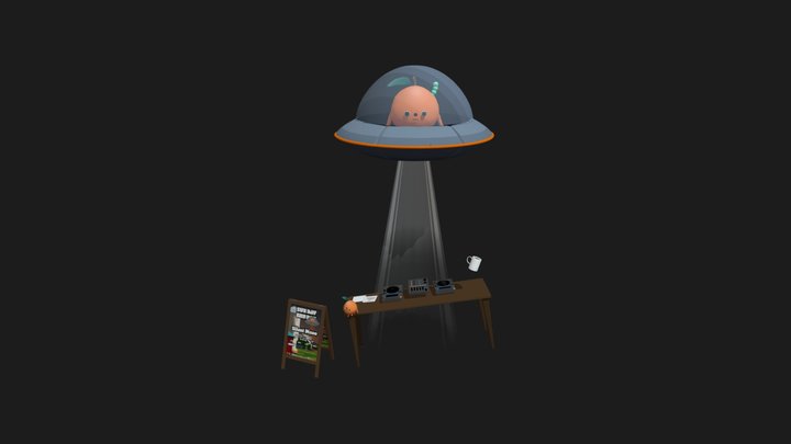 Sketchfab UFO 3D Model