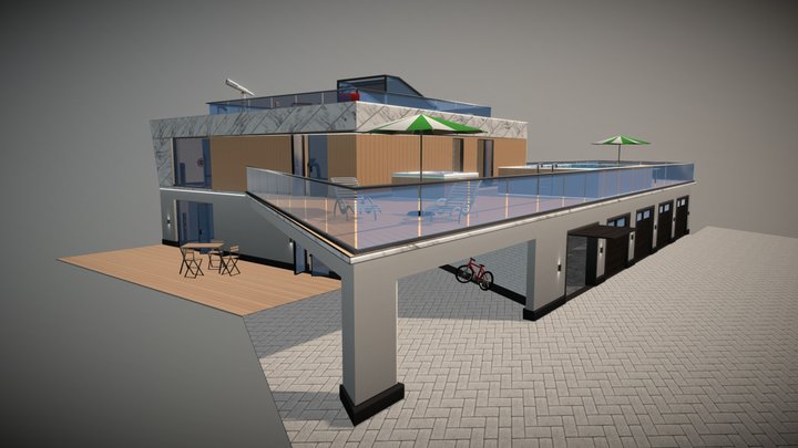 Bachelor's house 3D Model