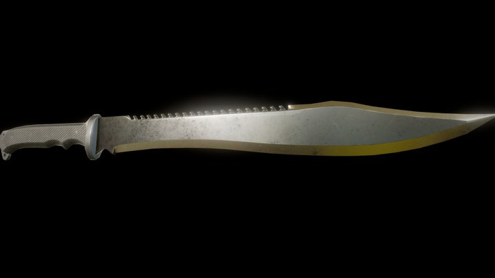 Modern Machete 3D Model
