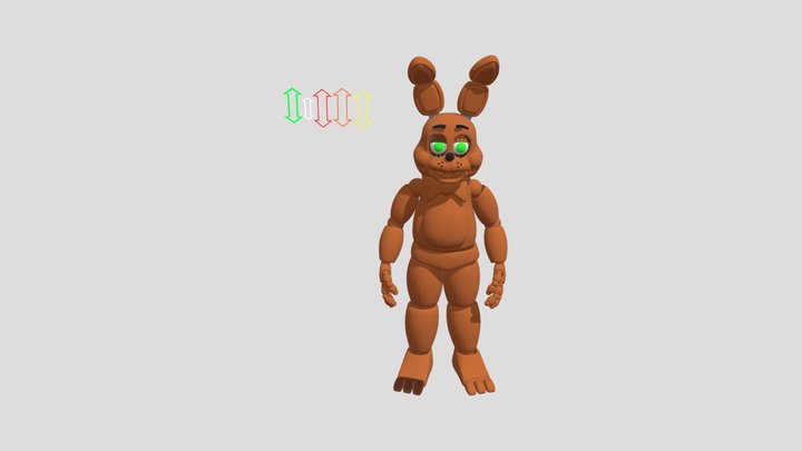 Fixed_ Toy Bonnie_MOVIE 3D Model